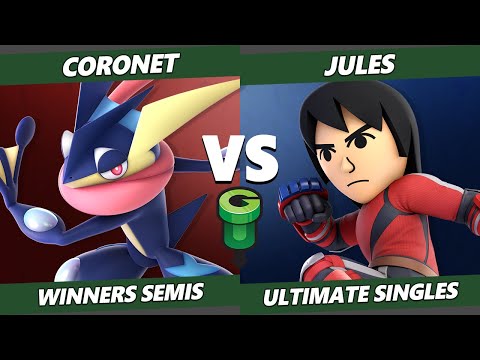 Game Underground Winners Semis - Coronet (Greninja) Vs. Jules (Mii Brawler) SSBU Ultimate Tournament