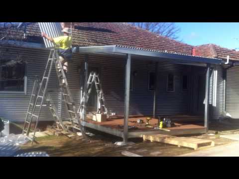 Greeny Flat - Home Energy Retrofit - Episode 13 - West Side Shade Awning and Deck
