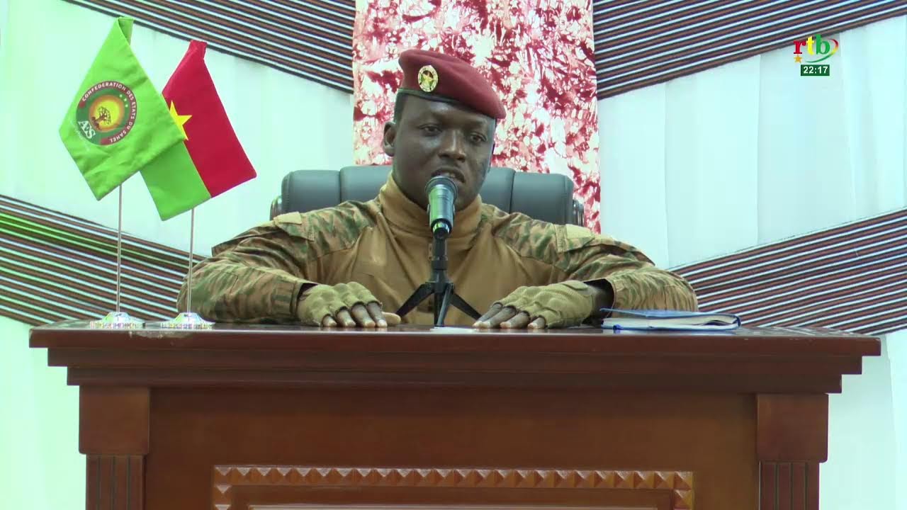 RTB - Message du Capitaine Ibrahim Traoré, Président du Faso, face aux forces vives du Yaadga