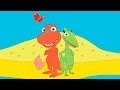 Развивающие мультфильмы - Раскараска из мультфильма Поезд Динозавров 