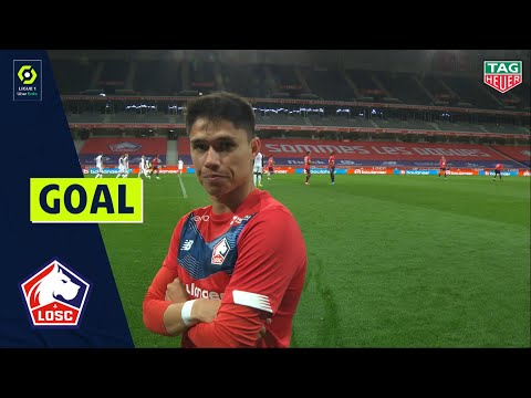 Goal Luiz ARAUJO (85' - LOSC LILLE) LOSC LILLE - MONTPELLIER HÉRAULT SC (1-1) 20/21