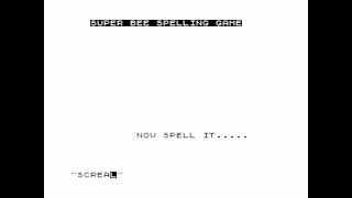 Super Bee Spelling Game (longplay) for the ZX81