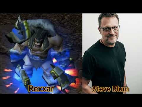 Character and Voice Actor -  Warcraft 3 Frozen Throne - Rexxar - Steve Blum