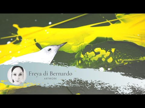 Malen mit Acrylfarben, Acrylbild, Malerei, Kunst mit Acryl und Malmesser