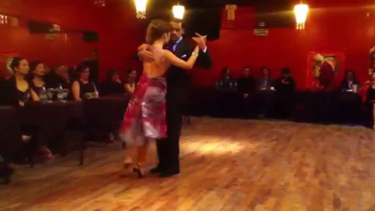 Bailaron Lorena Gonzales Cattaneo & Sebastian Acosta, en la milonga El Beso. Part.1 - 14/06/15