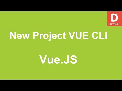 Vue Js How to Create New Project in Vue CLI