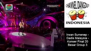 Download lagu Dangdut Academy 2   Irwan Sumenep   Gadis Malaysia   Konser Final 20 Besar Group 3 D'Academy 2 oke mp3