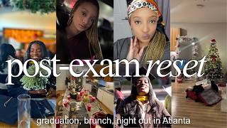 A Day OFF as a Medical Student | Post-Exam Reset, Graduation & Atlanta Nights | Vlogmas 10 #vlog