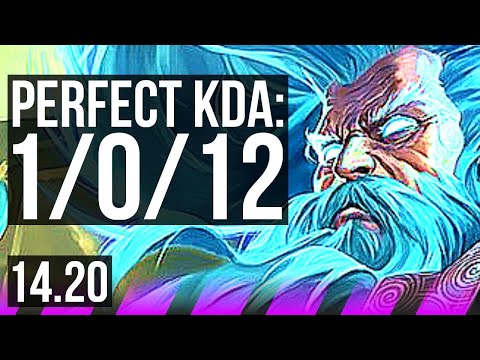 ZILEAN & Caitlyn vs SHACO & Jinx (SUP) | 1/0/12 | KR Master | 14.20