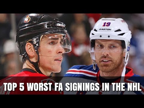 Top 5 WORST Free Agent Signings in NHL History