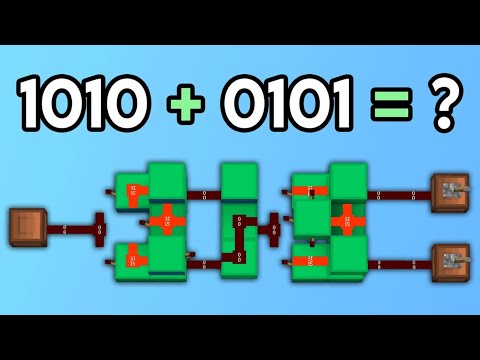 Building A Redstone Computer Part 2: Binary Addition