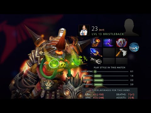 Dota 2 Replay 7.32D 23's Bristleback Talon vs Tundra Esports