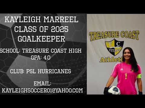 Kayleigh Marreel Goalkeeper 2022 Highlight Video- Class of 2025
