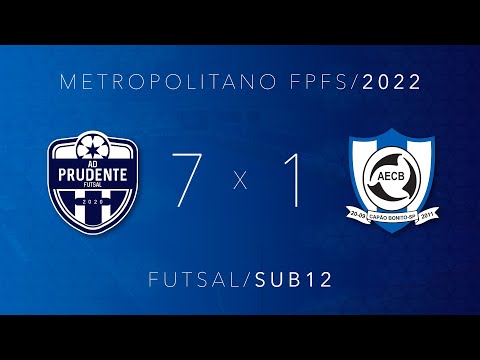 AD Prudente 7 x 1 AECB Capão Bonito - Metropolitano FPFS - sub12 - 04/06/2022