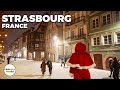 Strasbourg France Evening Tour 4K 60fps With Captions CHRISTMAS MARKETS