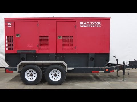 Baldor TS250T 200 kW rental grade diesel generator, John Deere 6068HF475 engine - CSDG # 2185