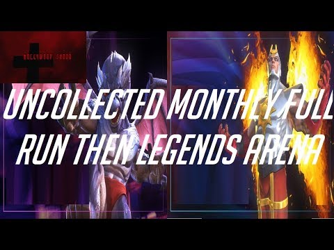 Marvel Contest of Champions - HollywoodShono Full Monthly Run on Uncollected, Legends Arena