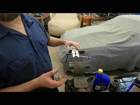 Prepping A 2 Stroke Piston And Ring For Installation Ski Doo 500