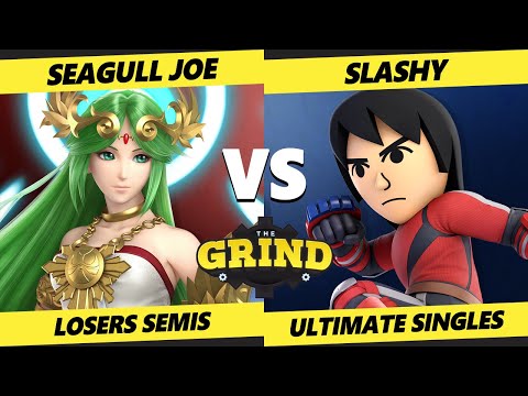 The Grind 222 Losers Semis - Seagull Joe (Palutena) Vs. SLASHY (Mii Brawler) Smash Ultimate - SSBU