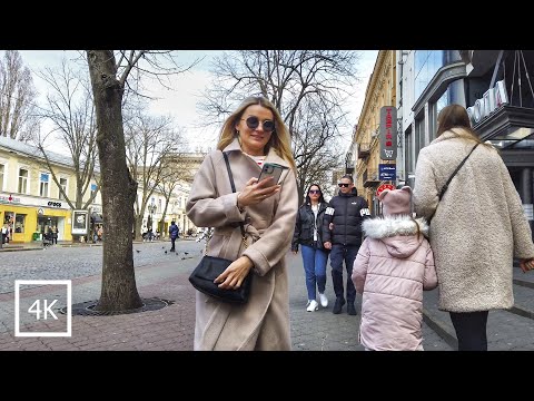 [4K] ODESA TODAY 🇺🇦 - Day & Evening Walking | March 2023 Ukraine