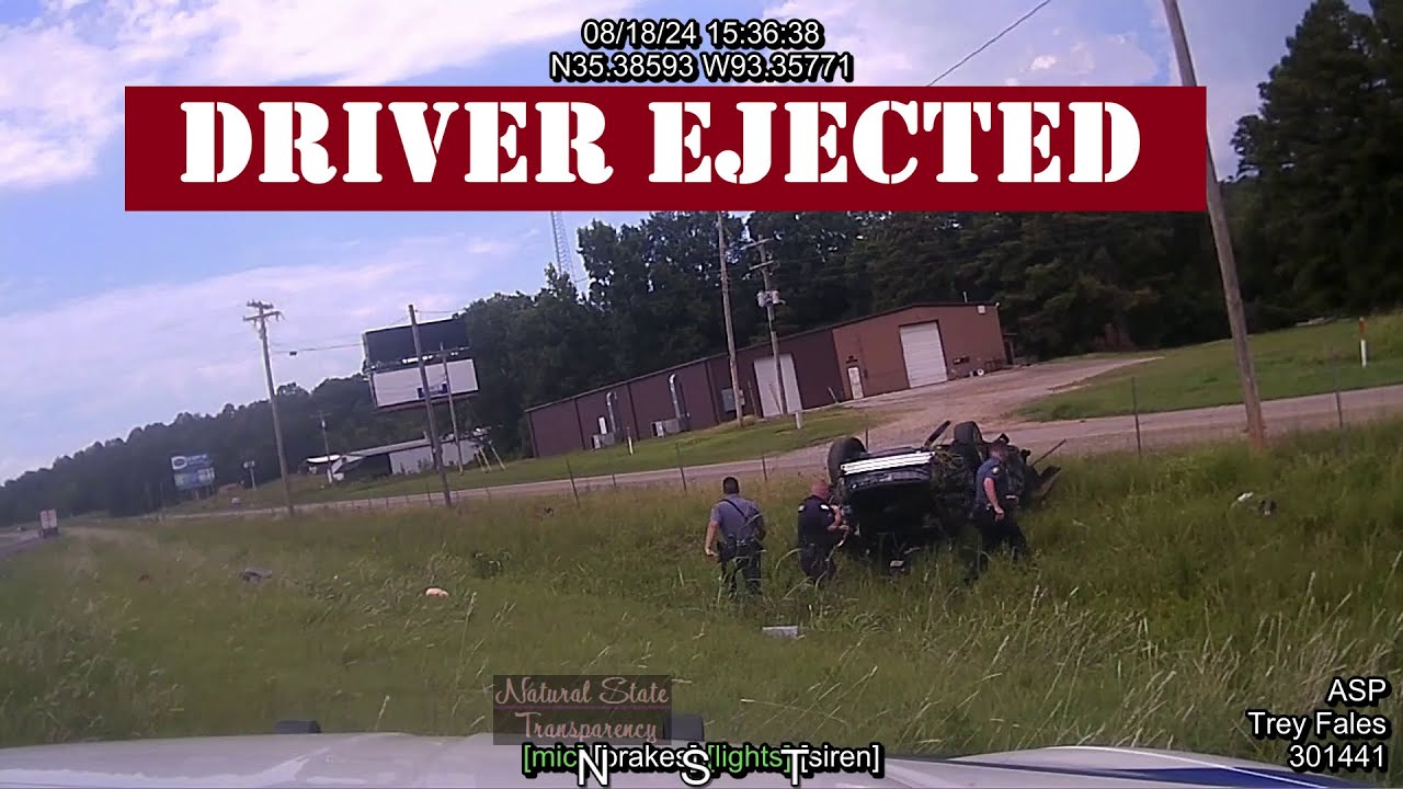 Pursuit/Ejection Interstate 40 Johnson County Arkansas State Police Troop J, Traffic Series Ep. 1127