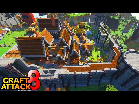Marketplace, Shooting Range & more! MEGA Pogwarts Progress! - Minecraft Craft Attack 8 #151