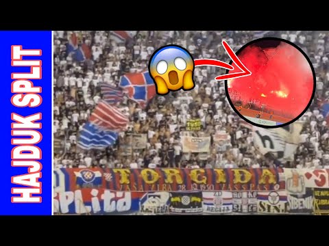 Ultras Hajduk Split Atmosphere At Poljud Stadium | HNL | Hajduk Split - Slaven 5-1 | September 2022