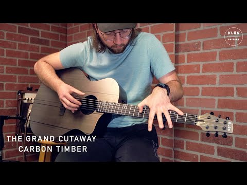 Klōs Full Carbon Timber Grand Cutaway Acoustic Guitar + 12-Month Lessons Bild 6