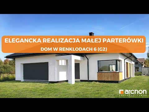 Dom w renklodach 6 (G2) – Wyjątkowa realizacja małej parterówki I ARCHON+ Projekty Domów