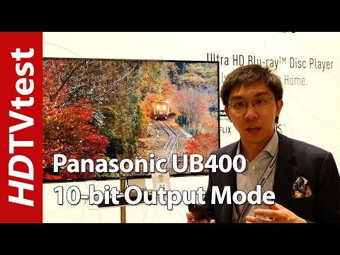 Panasonic UB400 & UB300 4K Blu-ray Player 10-Bit Output