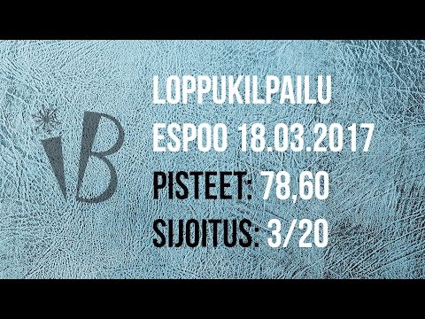 2017 03 18 Tappara IceBlades Loppukilpailu Espoo