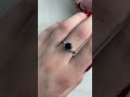 Серебряное кольцо с сапфиром nano 1.269ct