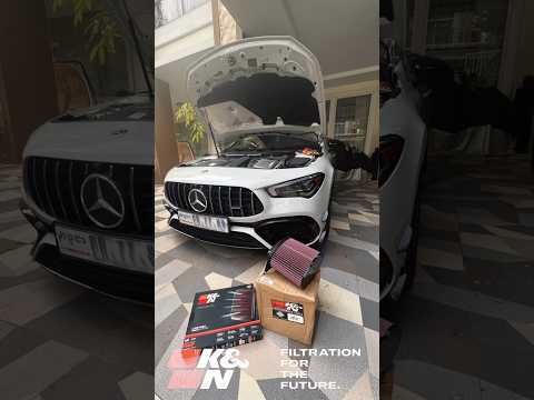 2020 CLA 45 AMG with k&N air filters high flow !!!