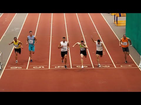 60m Men, Heat 10, National Indoor Championships, BUL 2020