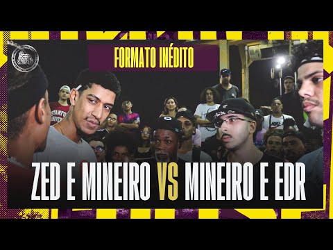 ZED E MINEIRO X MINEIRO (AM) E EDR (MG) - BATALHA DO COLISEU - EDIÇÃO 134 - FORMATO 2X1