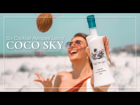 SIX EASY COCKTAIL RECIPES USING COCO SKY LIQUEUR | Best Beach Day Drink Recipes