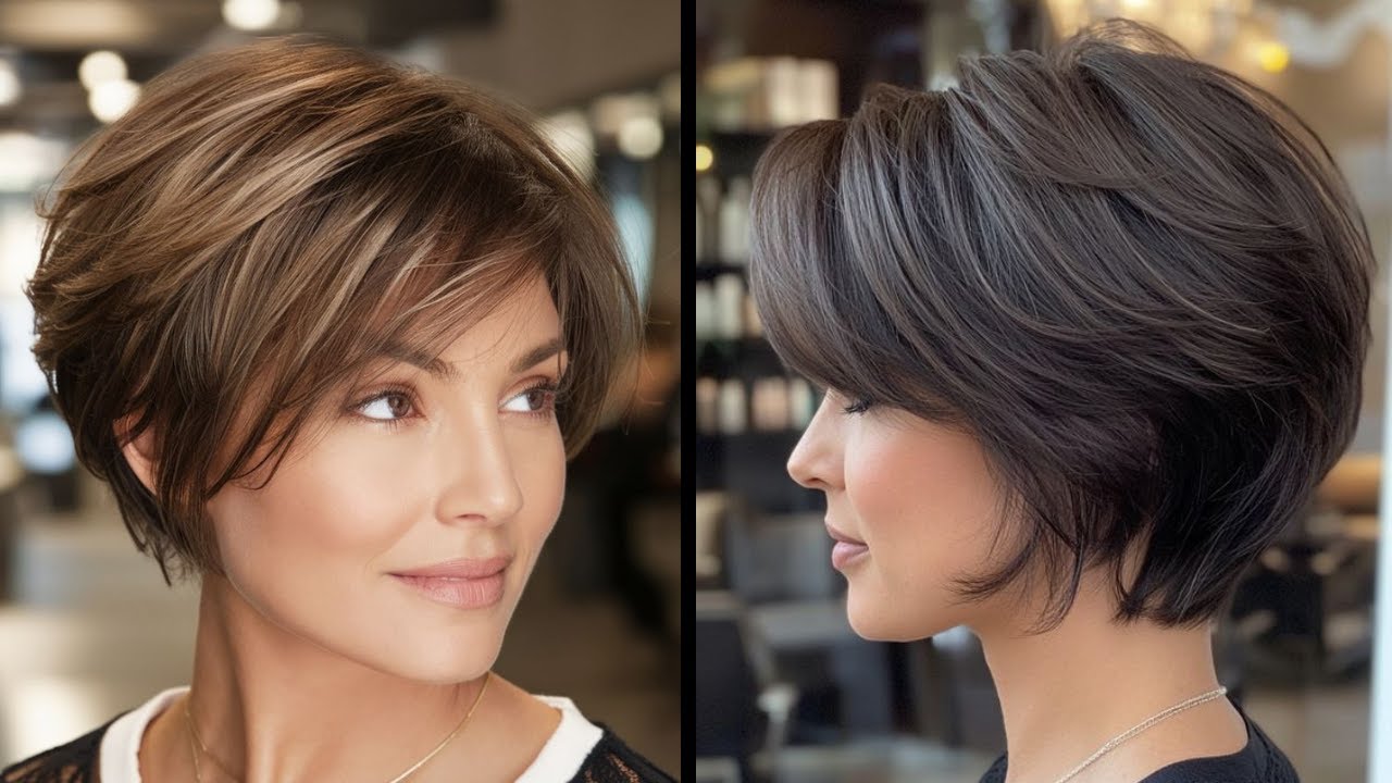 10 TRENDY SHORT HAIRCUTS FOR WOMEN 2025 WOMEN +40 +50