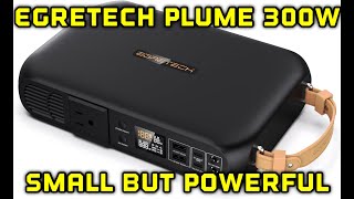 Egretech Plume 300w is a Powerful Portable Power Station You can shove in your backpack!