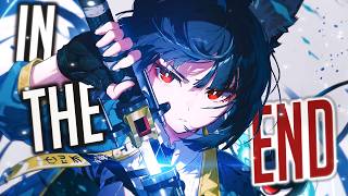 Nightcore - In The End (But it hits hard) (Lyrics)