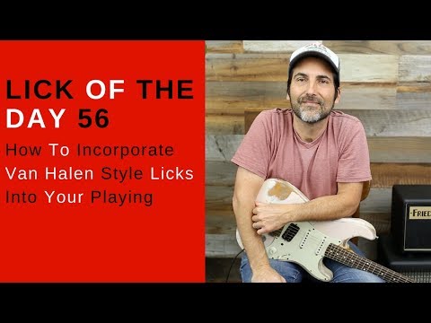 Lick Of The Day 56 - How To Incorporate Van Halen Style Licks Into Your Playing - Guitar Lesson