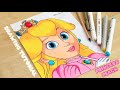 How To Draw THE SUPER MARIO GALAXY MOVIE Princess Peach