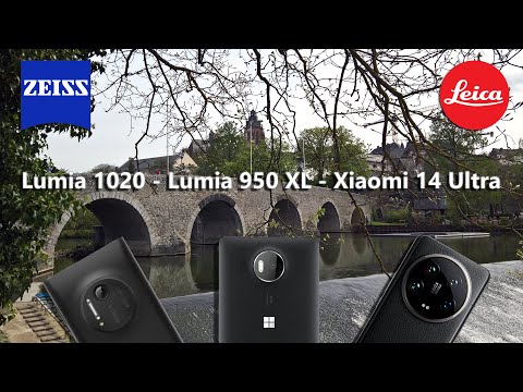 Camera Comparison Xiaomi 14 Ultra vs. Nokia Lumia 1020 and Lumia 950 XL