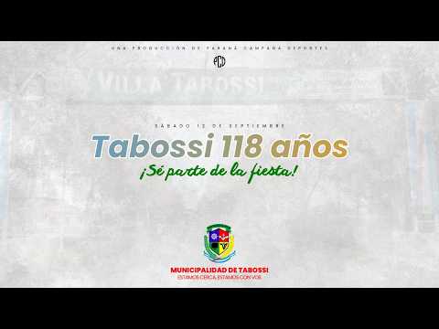 118 AÑOS DE TABOSSI | FESTIVAL 12 DE SEPTIEMBRE 2026