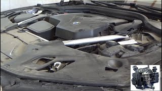 BMW B48 Coolant Leak Repair | 2019 BMW 5 Series G30 / BMW 530i antifreeze loss