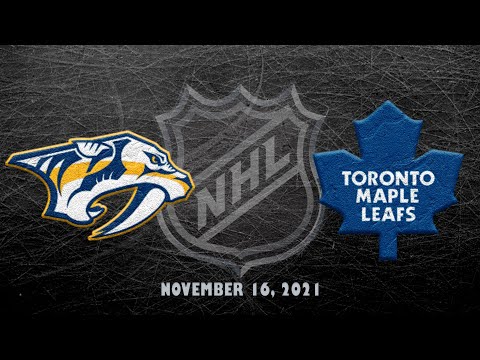 NHL Predators vs Maple Leafs | Nov.16, 2021