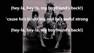 My Boyfriend&#39;s Back  THE ANGELS (with lyrics)