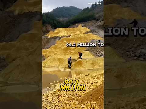Biggest Gold Mining Volcano in The World 😳 !!!