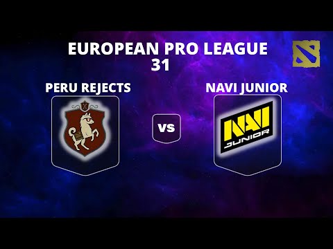 🔴 [LIVE] PERU REJECTS vs NAVI JUNIOR | Bo3 | European Pro League Season 31#dota2live