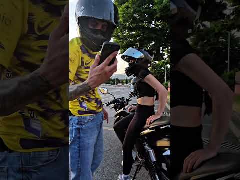 Manken kızla tanışıyorum Part #1million #keşfet #manken #tanışma #aşk #motovlog #motorcycle #fypシ