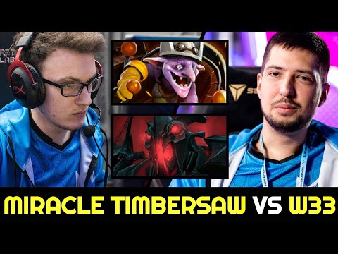 NIGMA Carry Civil War — MIRACLE vs W33 Shadow Fiend 7.28 Dota 2